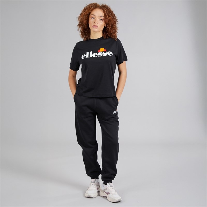 Ellesse Womens Stauf Logo T-Shirt Black - Image 4