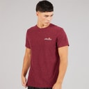 Ellesse Mens Dundalk Running Top Burgundy Marl