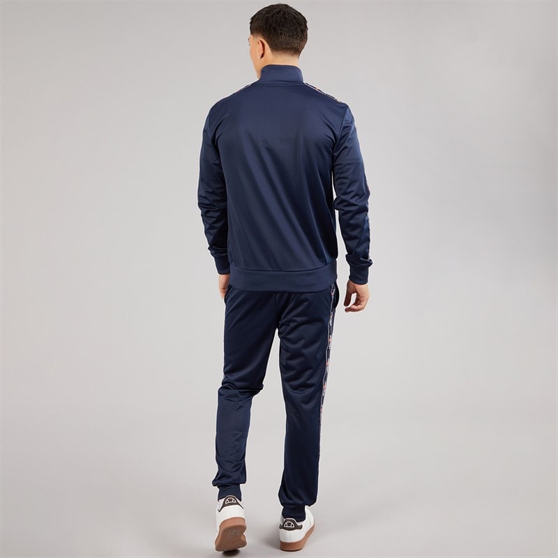 Ellesse Mens Barelo Taped Poly Tracksuit Navy - Image 2