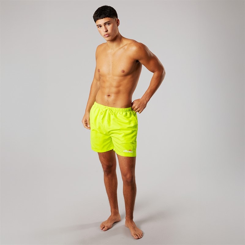 Ellesse Mens Laminardo Swim Shorts Neon Yellow - Image 4