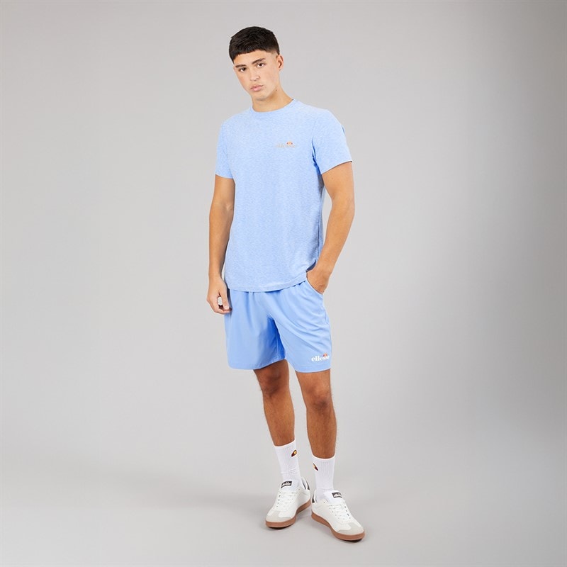Ellesse Mens Dundalk Running Top Blue Marl - Image 4