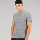 Ellesse Mens Dundalk Running Top Light Grey Marl