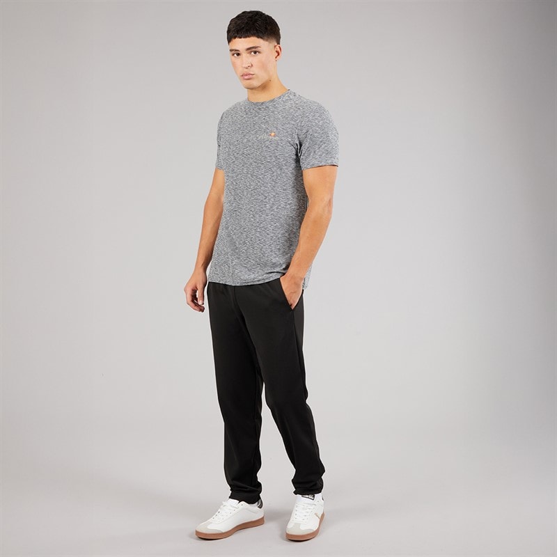 Ellesse Mens Dundalk Running Top Light Grey Marl - Image 3