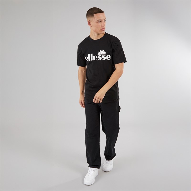 Ellesse Mens Cleffios Logo T-shirt Black/White - Image 3