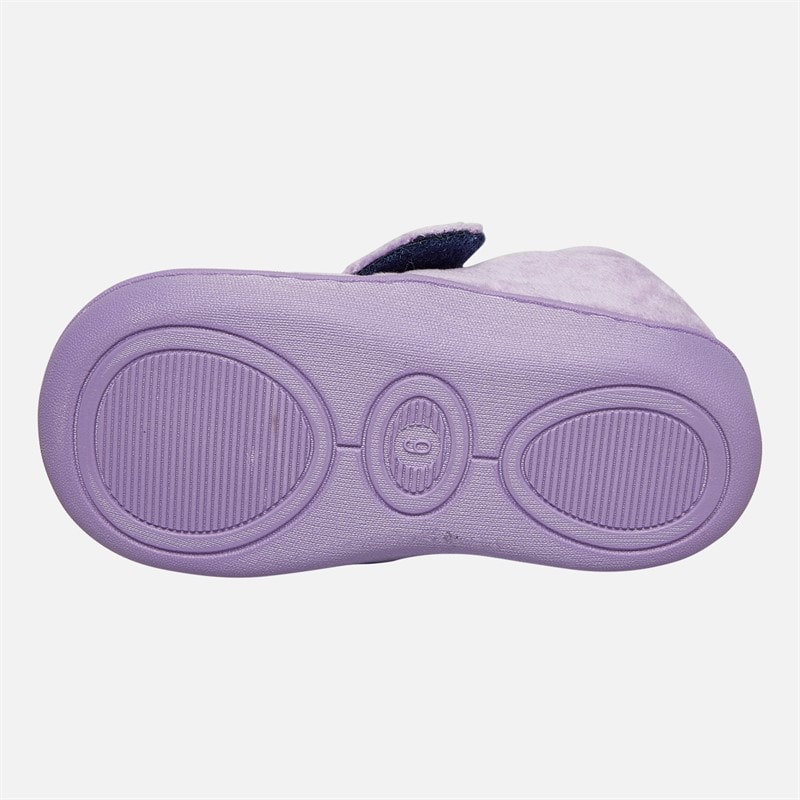 FROZEN Girls Amaya Slippers Lilac/Multi - Image 3