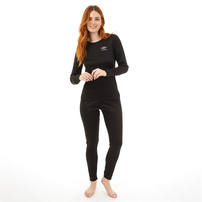Board Angels Womens Baselayer Set Black - Image 4