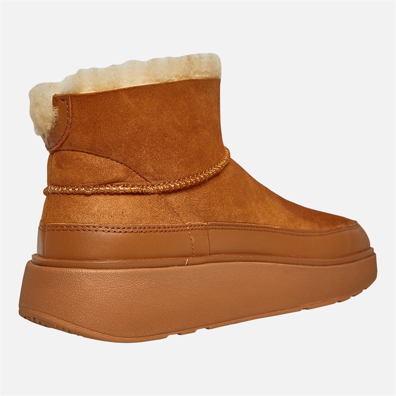 FitFlop Womens Gen-FF Ultra-Mini Double-Faced Shearling Boots Desert Tan - Image 5