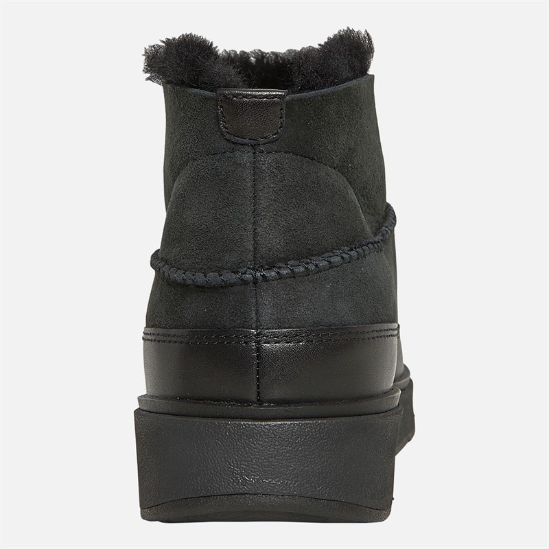 FitFlop Womens Gen-FF Ultra-Mini Double-Faced Shearling Boots All Black - Image 3