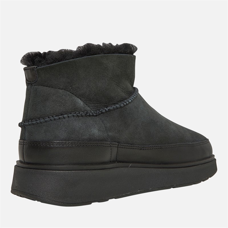 FitFlop Womens Gen-FF Ultra-Mini Double-Faced Shearling Boots All Black - Image 5