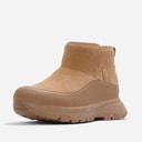 FitFlop Womens Neo D Hyker Warm Suede Pull On Outdoor Mini Boots Desert Tan