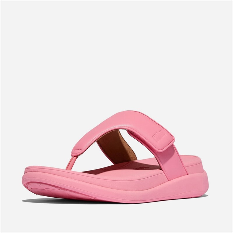 FitFlop Womens F-Mode Go Adjustable Flatform Toe-Post Sandals Pink Perfect - Image 2