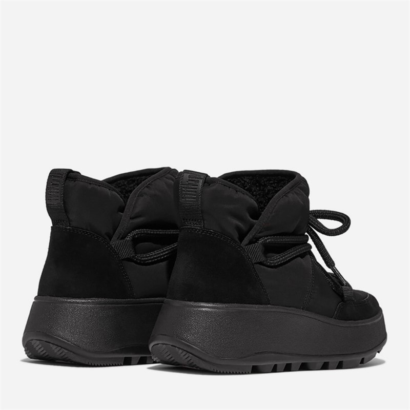 FitFlop Womens F-Mode Water Resistant Flatform Booties Black - Image 3