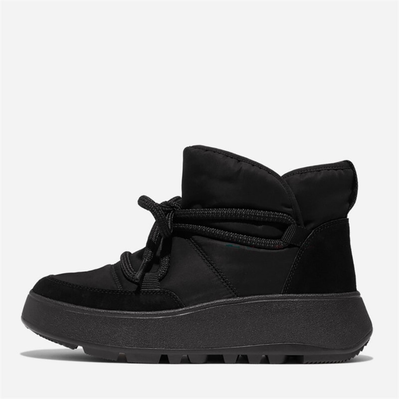 FitFlop Womens F-Mode Water Resistant Flatform Booties Black - Image 5