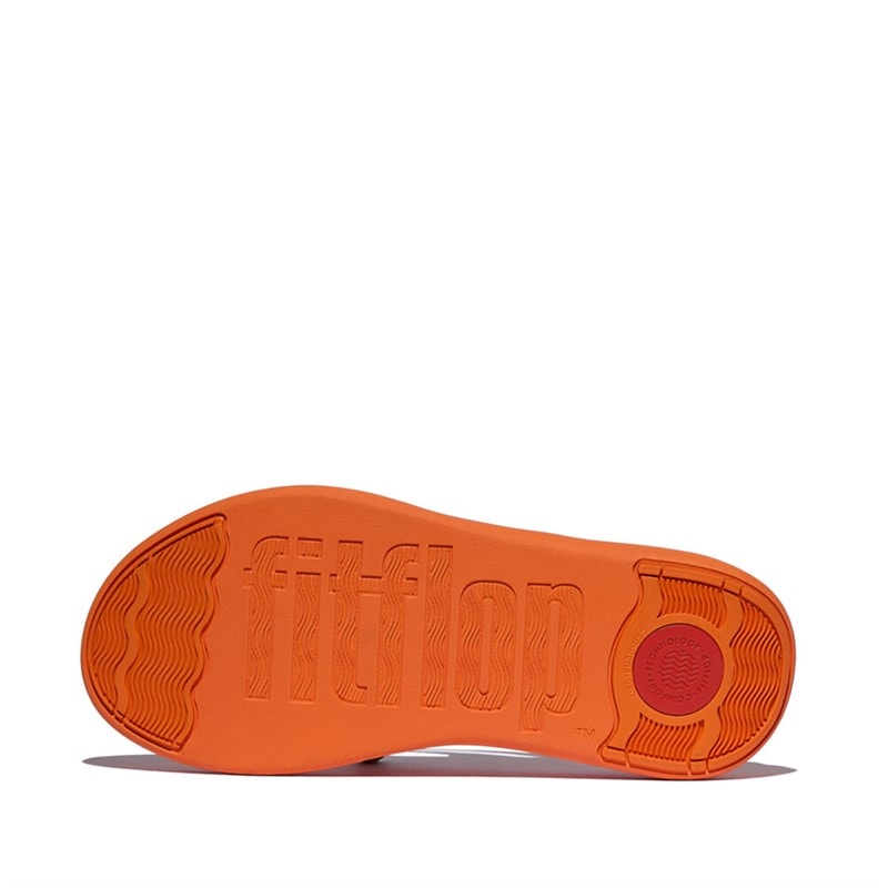 FitFlop Womens F-Mode Flatform Strappy Flip Flops Satsuma - Image 5