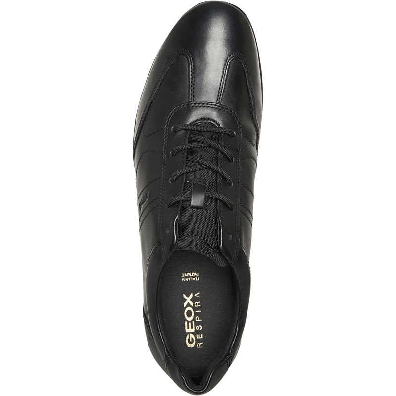 GEOX Mens Symbol Trainers Black - Image 4