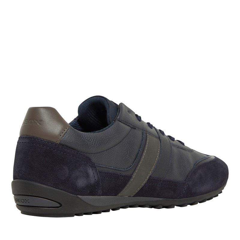 GEOX Mens Wells Low Profile Trainers Navy - Image 5