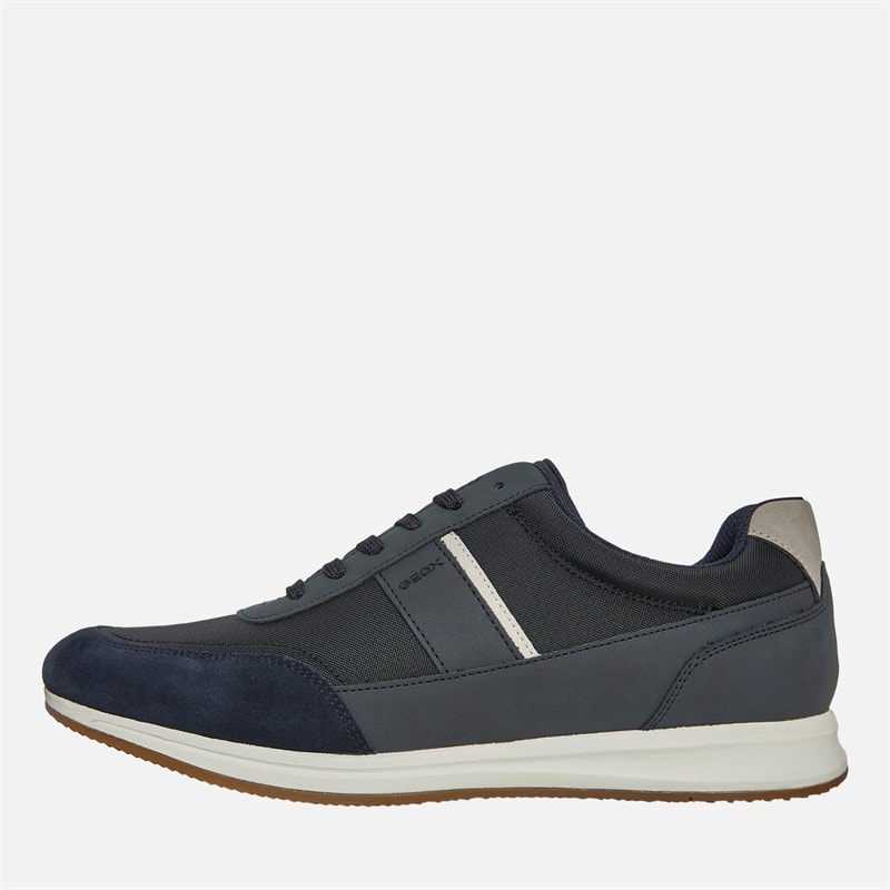 GEOX Mens Avery Trainers Navy - Image 1