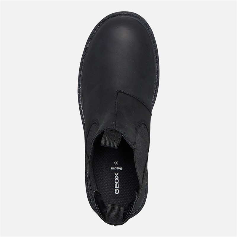 GEOX Junior Boys Shaylax Chelsea Boots Black - Image 4