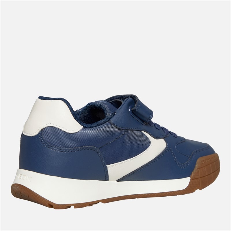 GEOX Junior Boys Rann Trainers Navy/Light Ivory Navy/Lt Ivory - Image 5