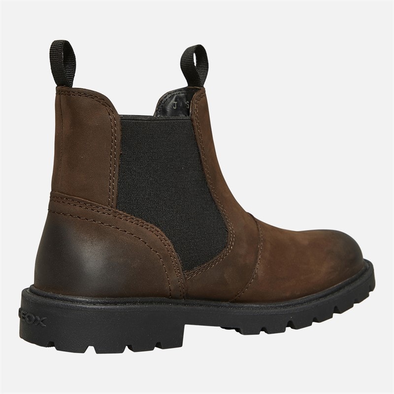 GEOX Boys Shaylax Chelsea Boots Coffee/Black - Image 5