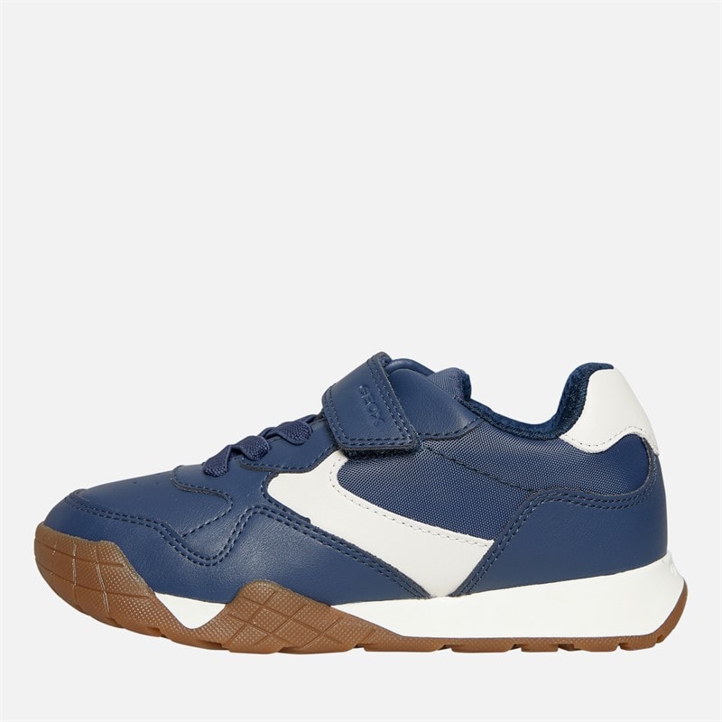 GEOX Boys Rann Trainers Navy/Light Ivory Navy/Lt Ivory - Image 1