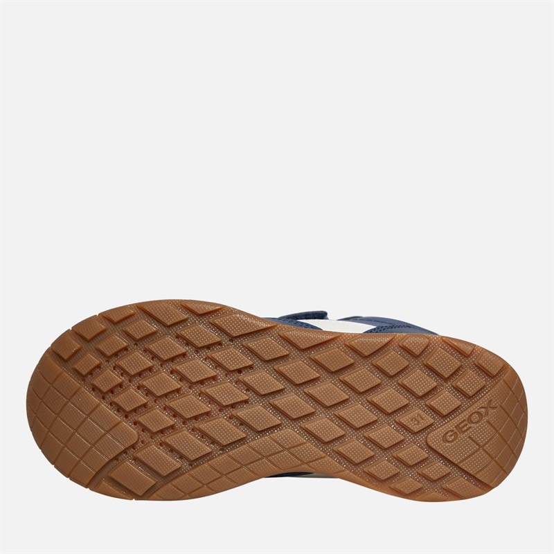 GEOX Boys Rann Trainers Navy/Light Ivory Navy/Lt Ivory - Image 2