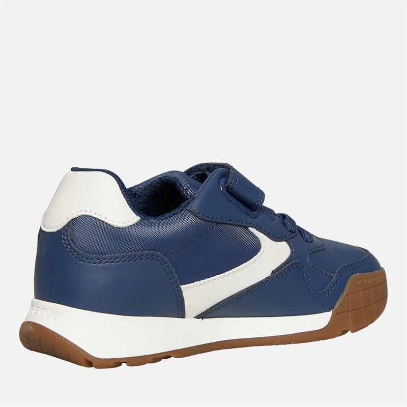 GEOX Boys Rann Trainers Navy/Light Ivory Navy/Lt Ivory - Image 5