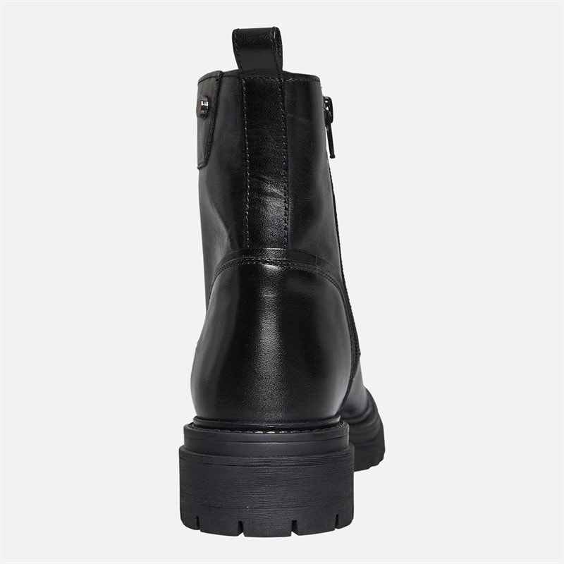 GEOX Womens Iridea Lace Up Boots Black - Image 3