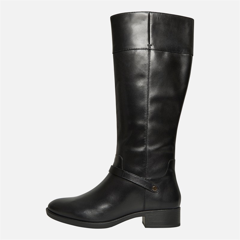 GEOX Womens Felicity Knee High Boots Black - Image 2