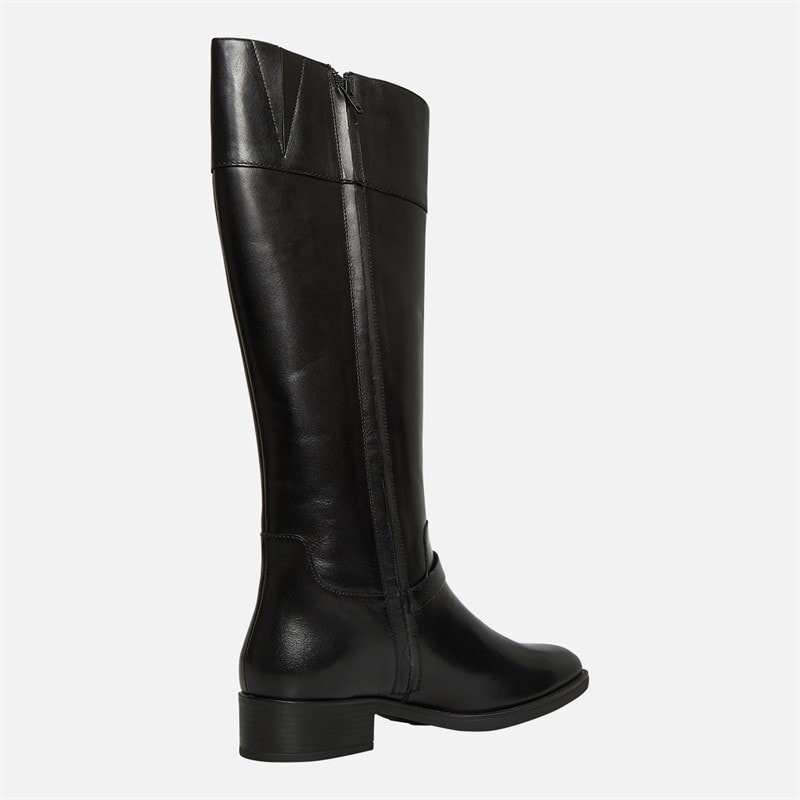 GEOX Womens Felicity Knee High Boots Black - Image 5