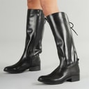 GEOX Womens Felicity Knee High Stretch Boots Black