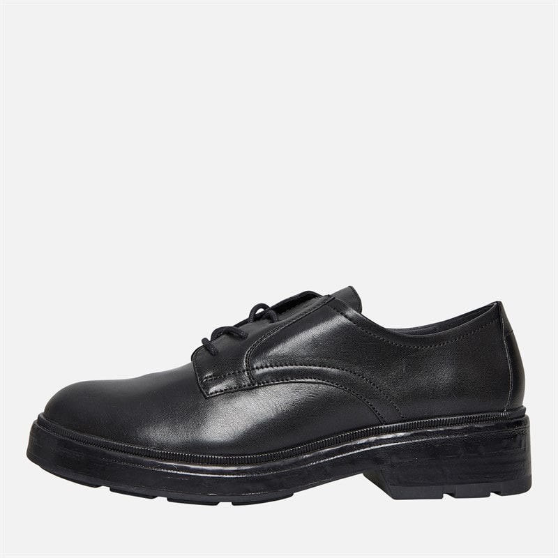 GEOX Womens Swelen Chunky Oxford Shoes Black - Image 2