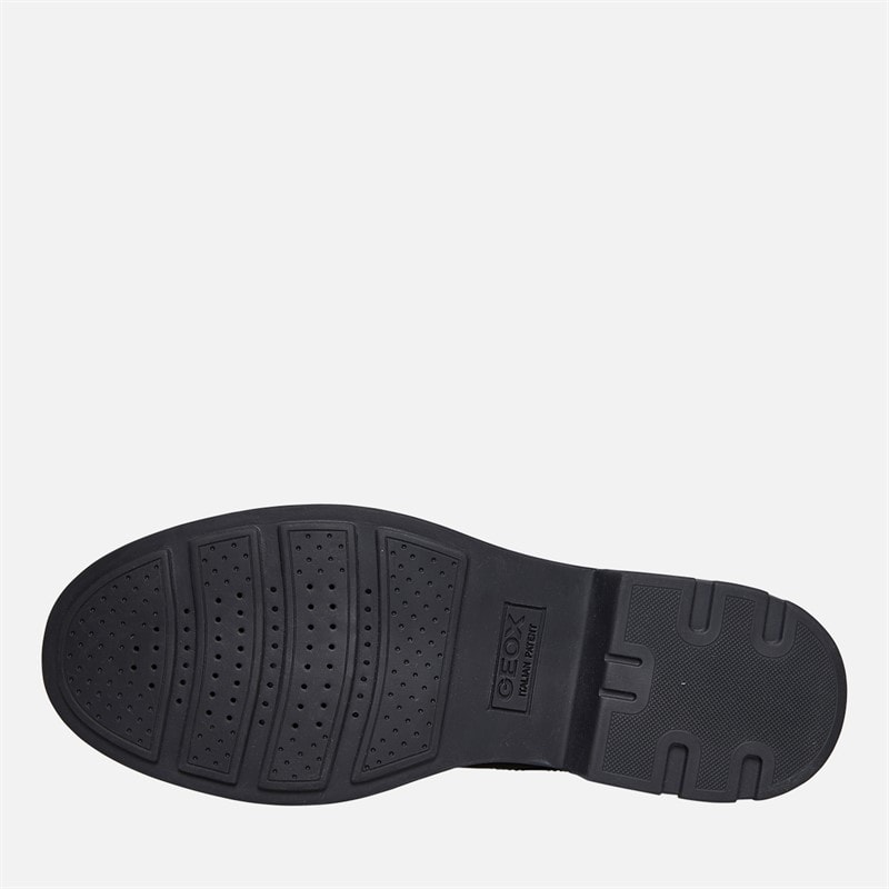 GEOX Womens Swelen Chunky Oxford Shoes Black - Image 3