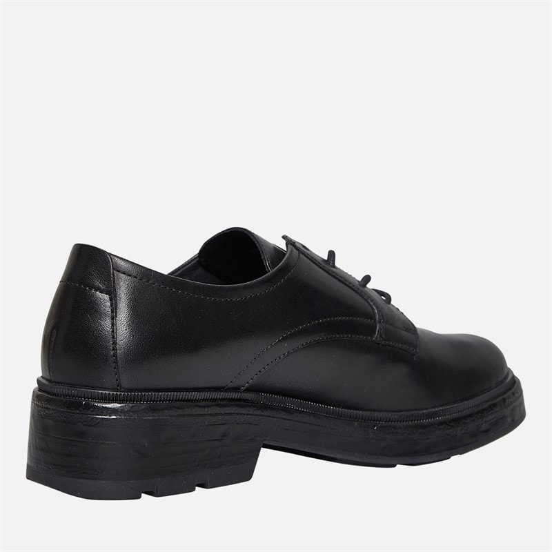 GEOX Womens Swelen Chunky Oxford Shoes Black - Image 5