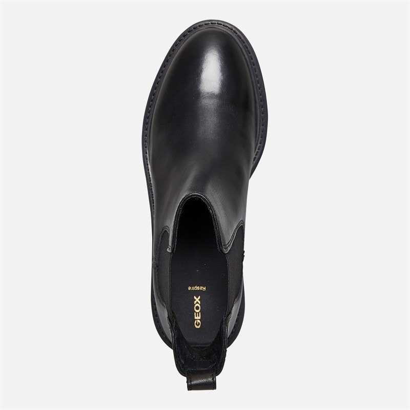 GEOX Womens Iridea Chelsea Boots Black - Image 4