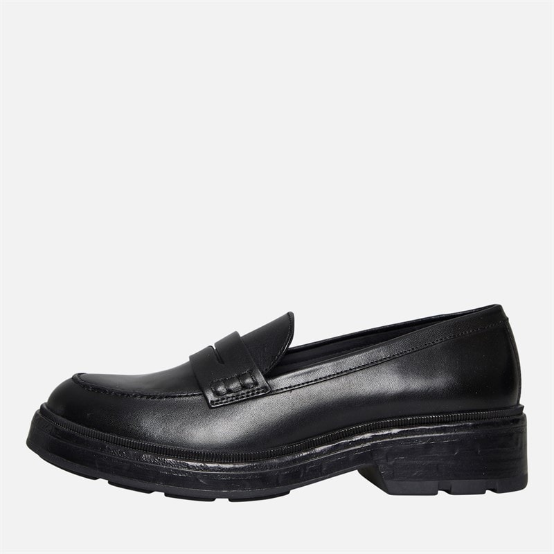 GEOX Womens Swelen Chunky Loafers Black - Image 2
