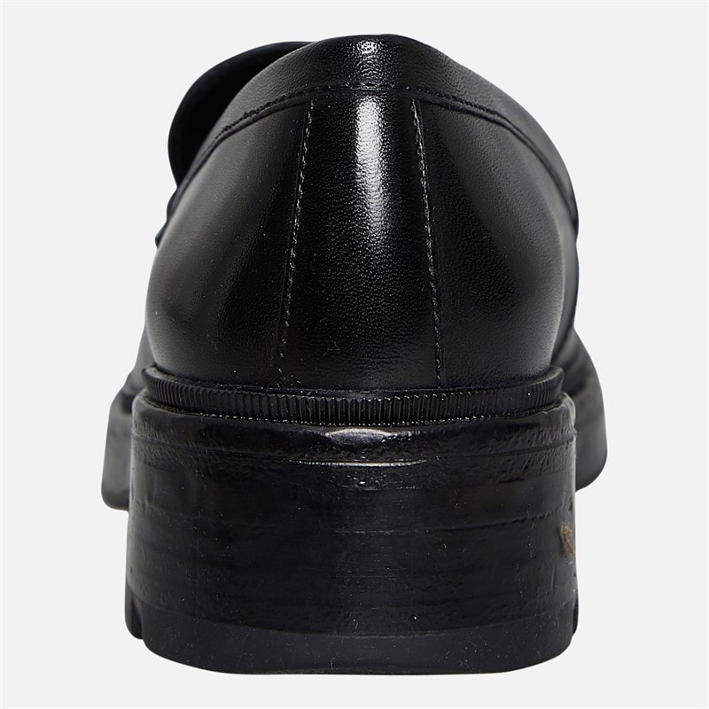 GEOX Womens Swelen Chunky Loafers Black - Image 4