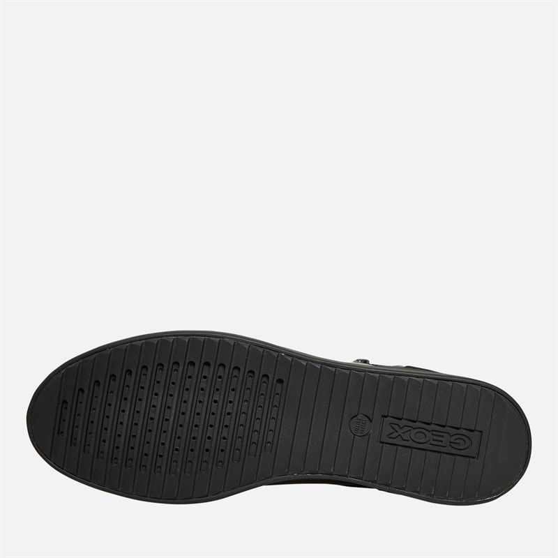 GEOX Womens Blomie High Top Zip Trainers Black - Image 2