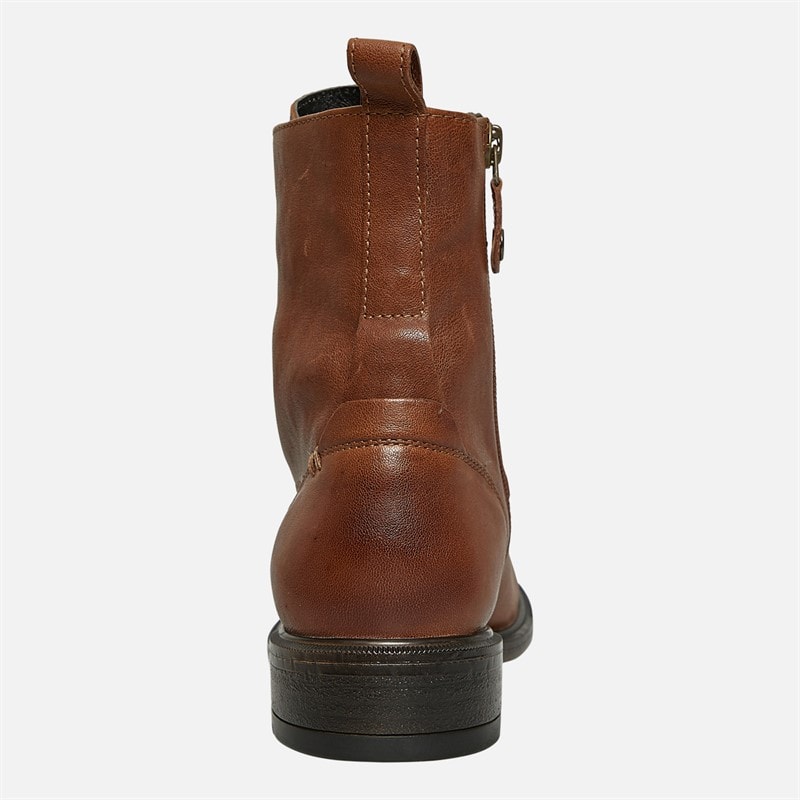 GEOX Womens Catria Lace Up Ankle Boots Brown - Image 4
