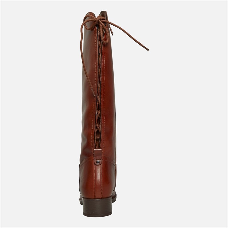 GEOX Womens Felicity Knee High Stretch Boots Brown - Image 4