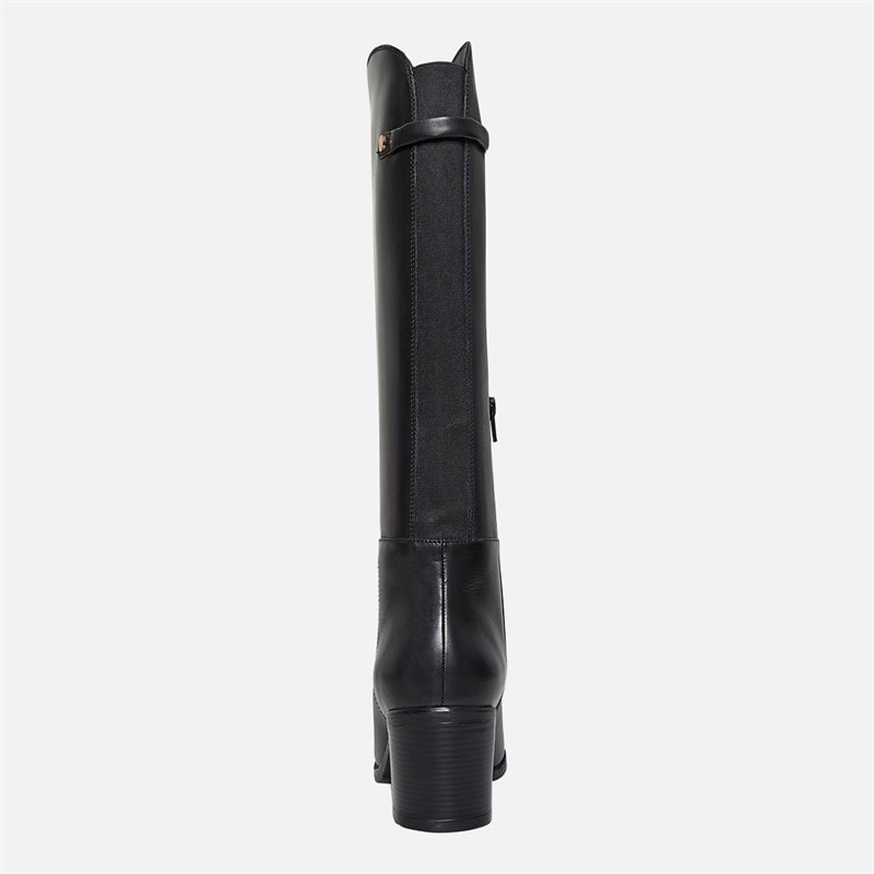 GEOX Womens New Knee High Boots Black - Image 4