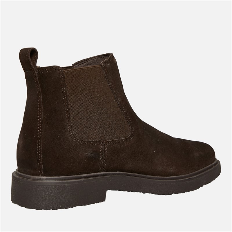 GEOX Mens Massimiano Chelsea Boots Dark Brown - Image 5