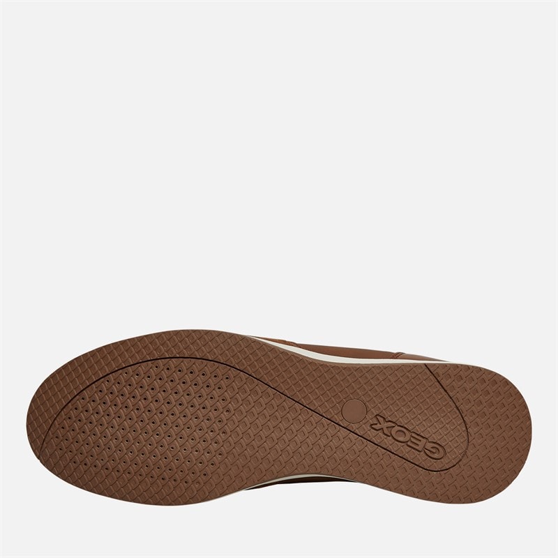 GEOX Mens Avery Zip Trainers Brown - Image 2