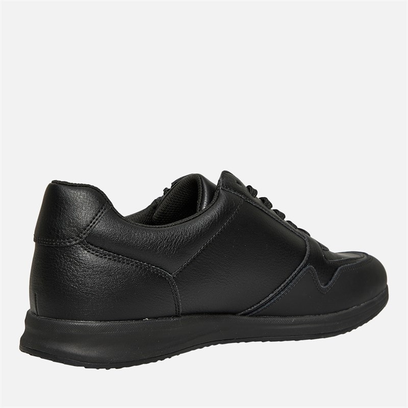 GEOX Mens Avery Zip Trainers Black - Image 5