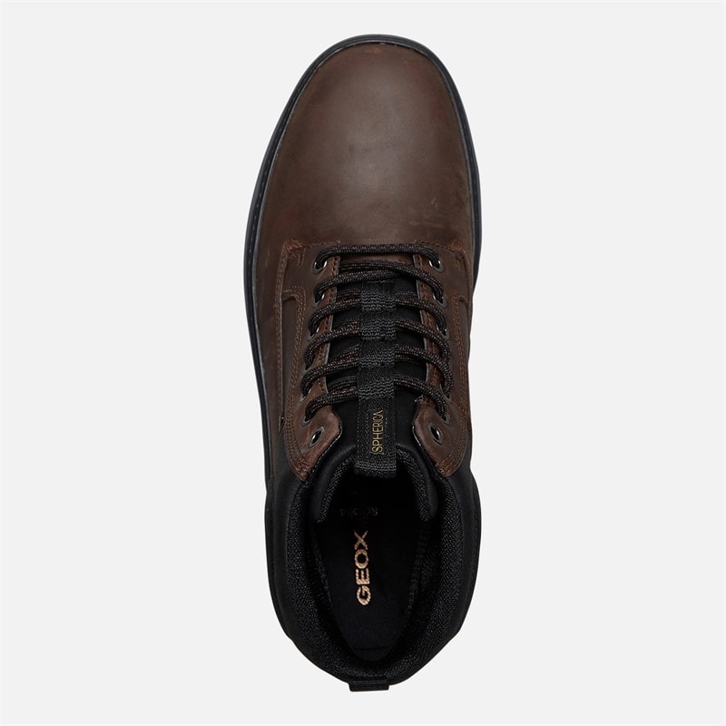 GEOX Mens Spherica Boots Dark Brown/Black Dk Brown/ Black - Image 4
