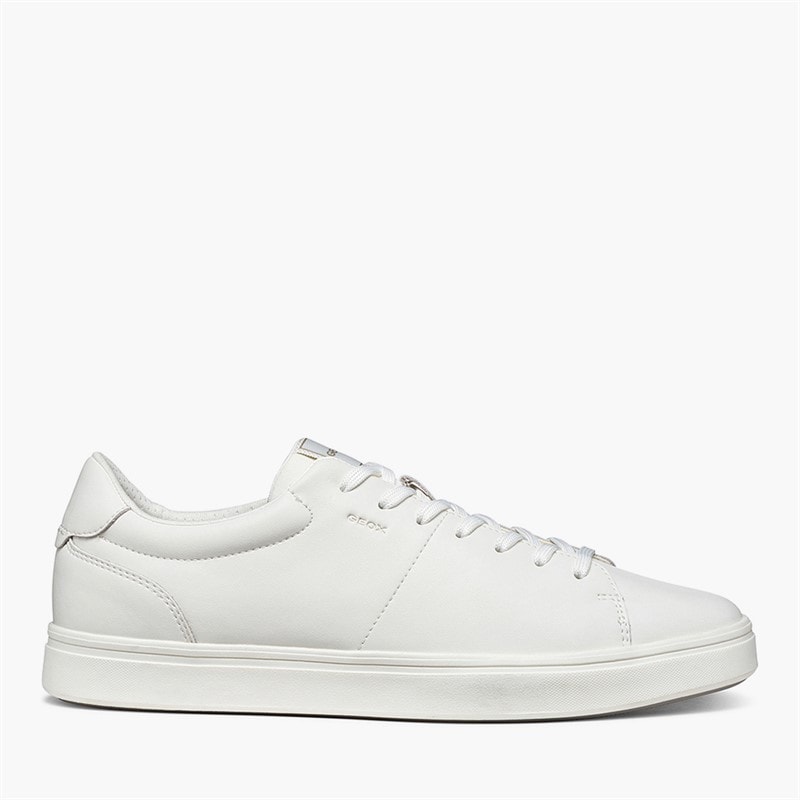 GEOX Mens Baltimoore Trainers White - Image 1