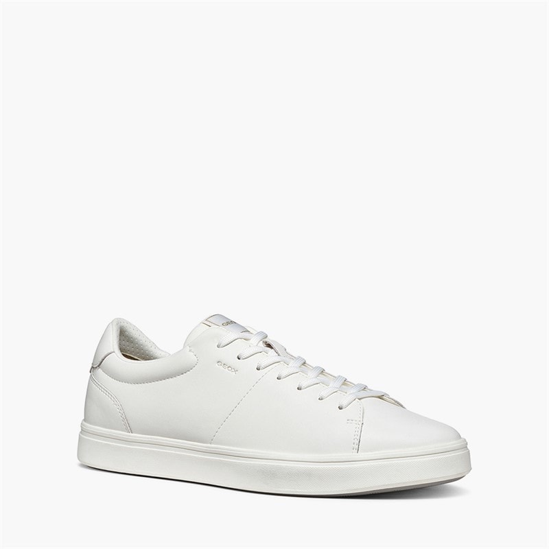 GEOX Mens Baltimoore Trainers White - Image 5
