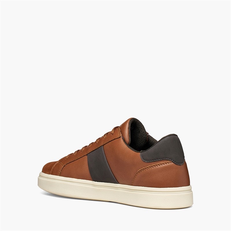 GEOX Mens Baltimoore Trainers Cognac - Image 3
