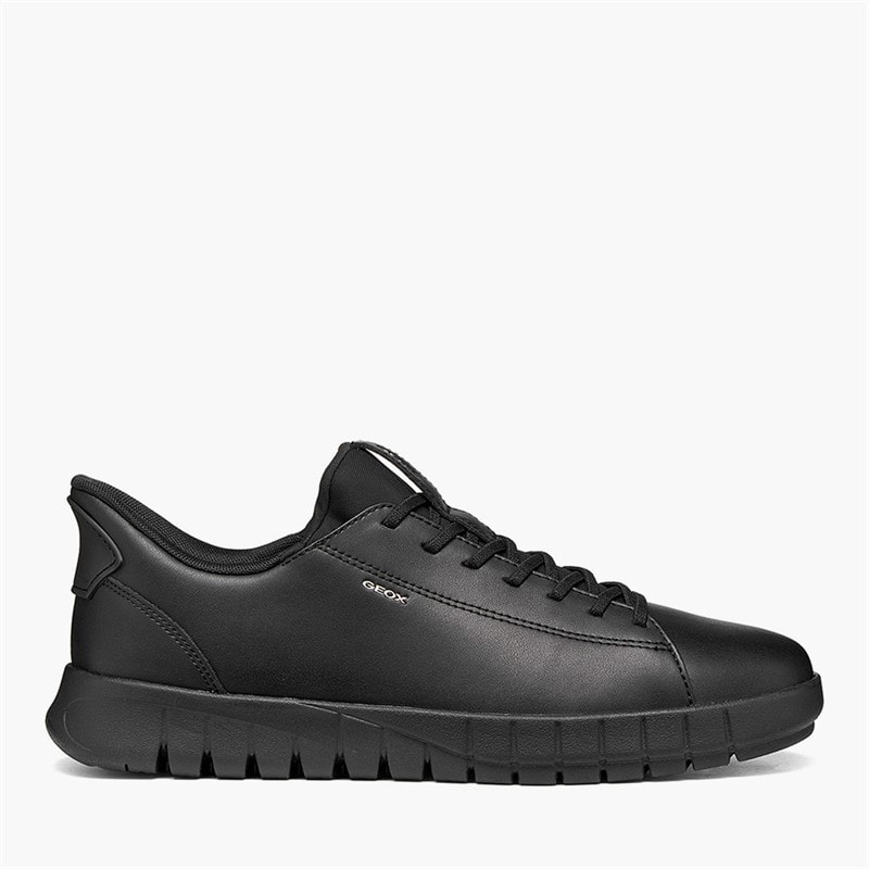 GEOX Mens Flextride Fast In Plus Trainers Black - Image 1