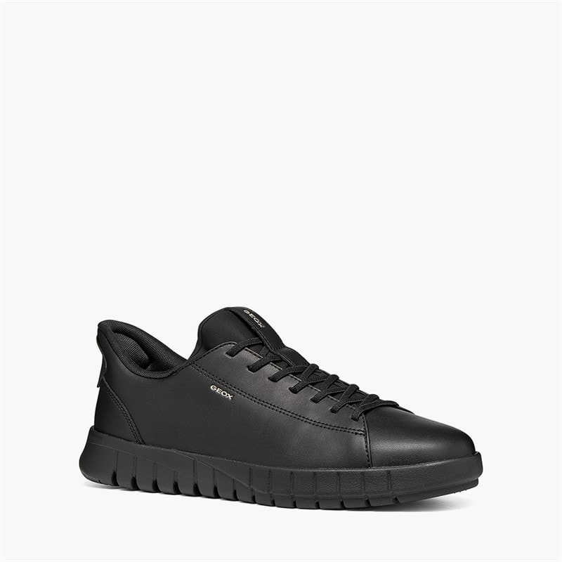GEOX Mens Flextride Fast In Plus Trainers Black - Image 5